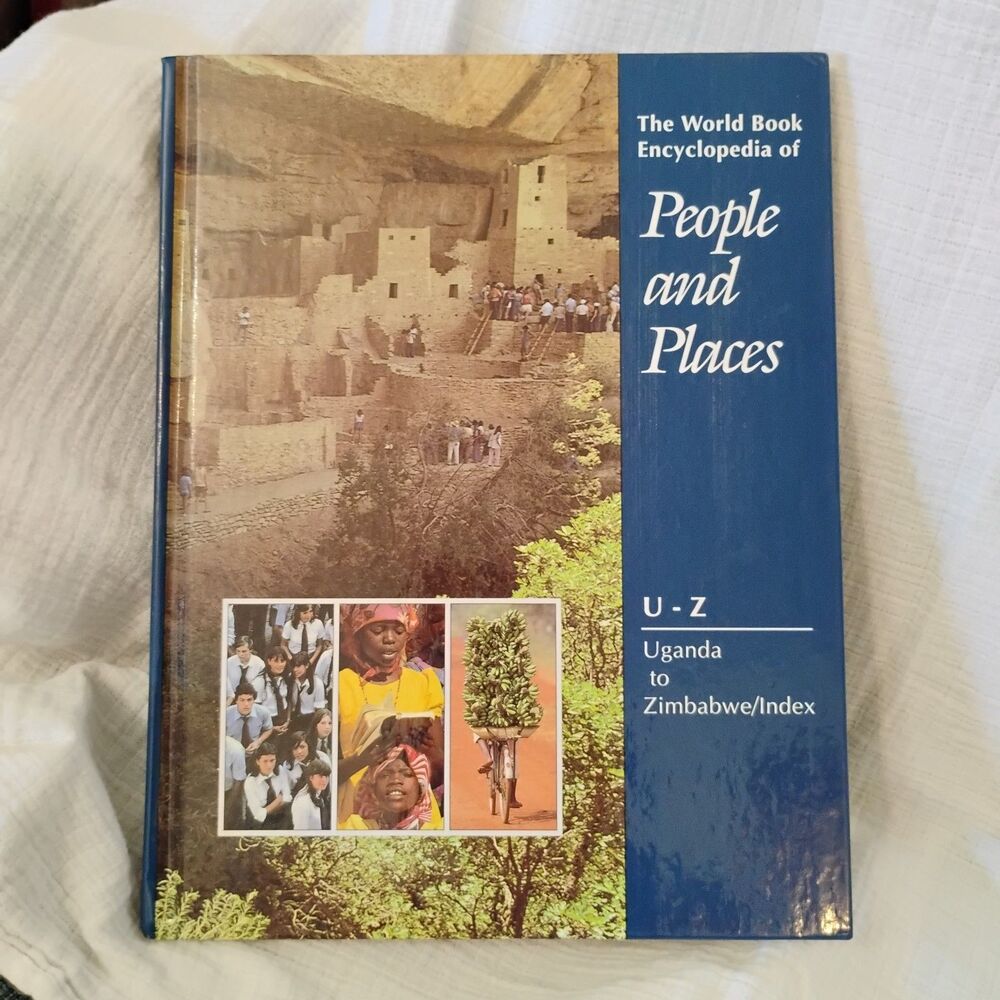 The World Book Encyclopedia of People and Places Vol 6 U-Z Index